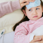 Child affected by common Winter Illnesses